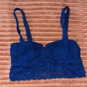 Gilly Hicks Royal Blue Lace Bandeau
